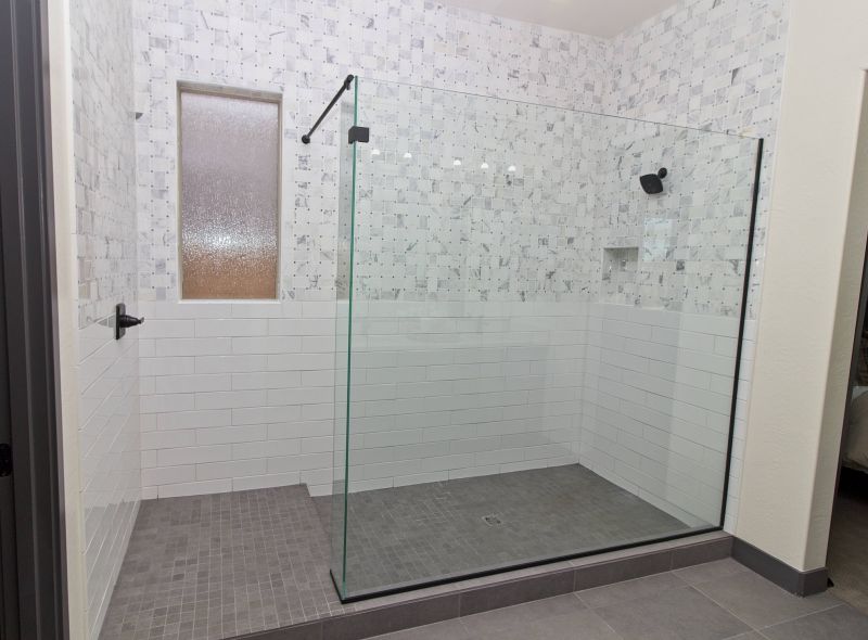Contemporary Shower with Niche